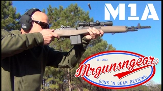 Springfield Armory M1A Scout Squad 308 Rifle & Burris 2-7x Scout Scope Review (HD)