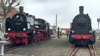 Museumtage in Bochum Dahlhausen & die P8 fährt wieder. (Dampflokomotiven)