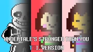 Undertale's Stronger Than You (Tri. Version) Lyrics Only