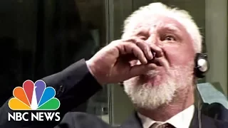 War Crimes Suspect Slobodan Praljak Claims To Have Taken Poison In Court | NBC News