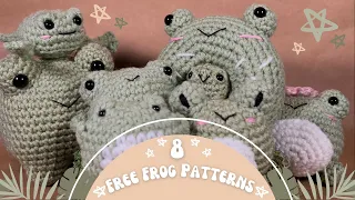 Testing 8 Free Frog Patterns for Gifts or Market Prep