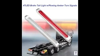 72LED Tail Brake w/ Sequential Turn signal lights Lamp -Trailer/Truck/bus