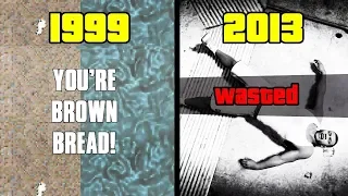 Evolution of  WASTED  in GTA games!