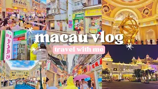 Macau Vlog ✨ A Weekend In Macau, Food Tour, Street Food, Cafes, Casino Hotels 🛫 a macau travel vlog