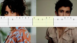 Señorita - Shawn Mendes, Camila Cabello/Tutorial guitarra(Melodia)/Tablatura