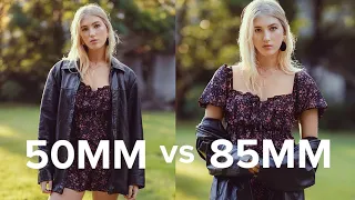 50mm vs 85mm Comparisons for Portrait Photography