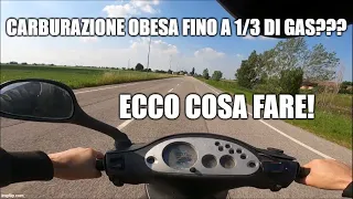 CARBURAZIONE OBESA FINO A 1/3 DI GAS? ECCO COSA FARE! [Test Gilera Runner 172 Malossi MHR e 28 vhst]