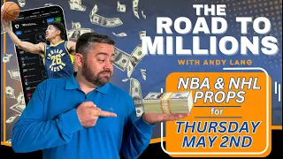 NBA and NHL Playoff Prop Picks and Predictions | Bucks vs Pacers Props | The Road To Millions