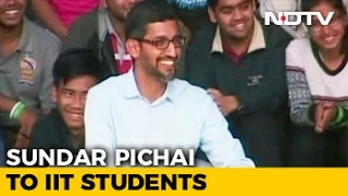What Google CEO Sundar Pichai Said To IIT Students