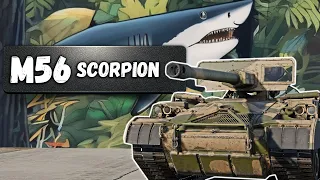 КУСТАРНЫЙ ГЕЙМПЛЕЙ на M56 Scorpion в War Thunder