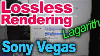 Lossless video Rendering in Vegas Pro (Lagarith)