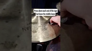 Make a sizzle cymbal for $0.25 #shorts