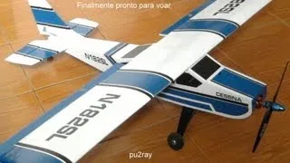 CESSNA 182  passo a passo de DEPRON 4mm