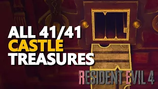 All Castle 41 Treasures RE4 Remake