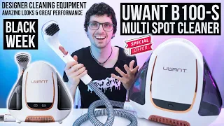 Designer Wet Vacuum & Fabric Cleaner - UWANT B100-S Multi Spot Cleaner Review & Test (Car Seat Test)