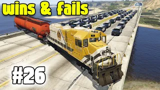 GTA 5 FUNNIEST Fail moments AND EPIC Win Moments in GTA 5 #26