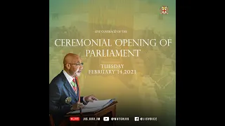 Ceremonial Opening of Parliament by The Most Hon. Sir Patrick Linton Allen, ON, GCMG, CD, KSt.J