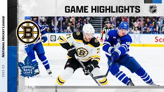 Bruins @ Maple Leafs 2/1 | NHL Highlights 2023