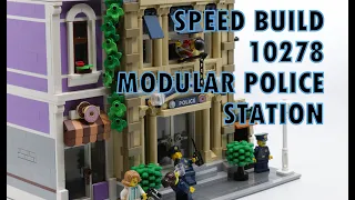 LEGO 10278 Modular Police Station Speed Build & Unboxing - a LEGO City classic reimagined