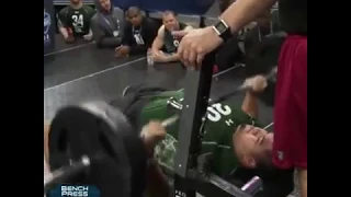 Stephen Paea 225 Bench Press 49 Times 💪