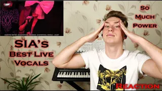 Sia's Best Live Vocals | Singer REACTION!!!