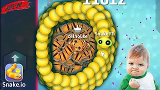 Snake. Io CIRCLE AND KILLED TOP 1 BIGGEST SNAKE! Epic Snake io Gameplay