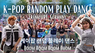 [4K in Public][Part 2] K-POP RANDOM PLAY DANCE 케이팝 랜덤 플레이 댄스 IN FRANKFURT, GERMANY | K-Fusion Ent.