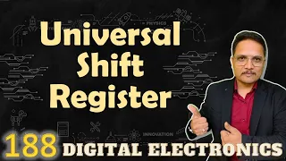 Universal Shift Register (Circuit, Block Diagram & Working), Digital Electronics, #UniversalRegister