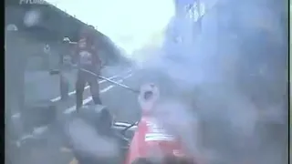 F1 2003 Austria - Michael Schumacher Fire Pit Stop Onboard
