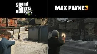 GTA V vs. Max Payne 3 - Side By Side Combat Comparison