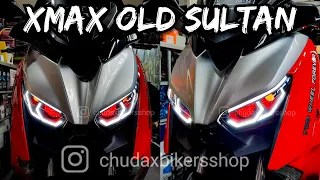 modifikasi xmax SULTAN HEXA FRAME, BILED aes || chudax bikers shop