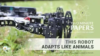 This Robot Adapts Like Animals | Two Minute Papers #246