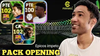 ZEREI BOX! Pack Opening Em Busca do ETOO 102 Epico Impeto no eFootball 2024 Mobile