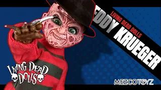 Mezco Toyz Living Dead Dolls A Nightmare on Elm Street Talking Freddy Krueger | Video Review HORROR