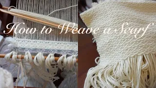 How to Weave a Scarf #Weaving #Fashion