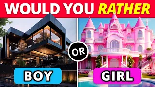 Would You Rather...? Girl vs Boy Edition 👦 vs 👧