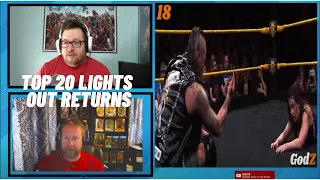 Top 20 Lights Out Returns in Wrestling History | REACTION