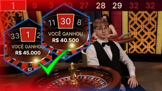 DIA FUMEGANTE NA ROLETA FOI TUDO OU NADA NESSA OPERAÇÃO DE 5 MIL AOS 86.500 REAIS NA ROLETA CASSINO.