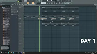 учусь писать биты день 1 / learning how to make beats day 1 (chill)