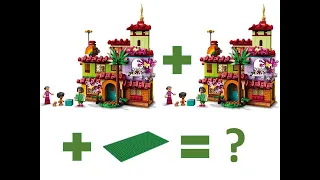 LEGO MOC - Enchanted House - Modification of 2x Madrigal House sets 43202