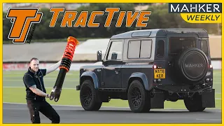 Can you have Race Mode? - TracTive Suspension on an M57 swap Defender || Mahker Weekly EP108