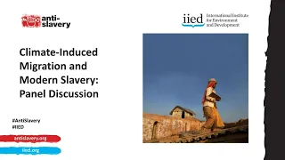 Climate-induced migration and modern slavery