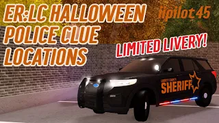 POLICE CLUE LOCATIONS ER:LC Halloween Event 2020