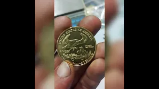 counterfeit fake gold eagle identification and dismantling how to know.