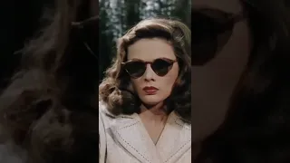 FilmNoir Scene: Gene Tierney IN Technicolor Film Noir🎬Leave her to heaven (1945)🎥Dir: John M. Stahl