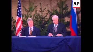 FINLAND: PRESIDENT CLINTON & YELTSIN END HELSINKI SUMMIT UPDATE