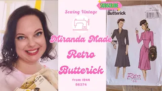 Reviving Classic Fashion: Retro Butterick 1944 B6374