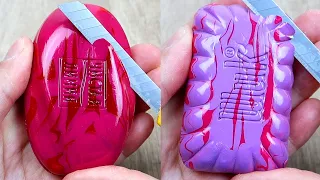 Relaxing Soap Cutting ASMR. Satisfying Soap and lipstick cutting. Corte de jabón - 755