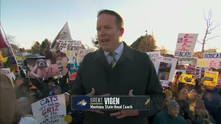 Montana State's head coach Brent Vigen on what the Montana rivalry means to him | College GameDay