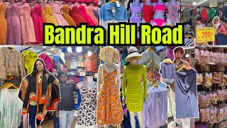 बांद्रा हिल रोड- BANDRA HILL ROAD SHOPPING | Best Summer Collection 2024 | Mumbai Street Shopping